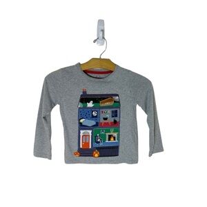 Mini Boden 4/5 Halloween Lift The Flap Tee